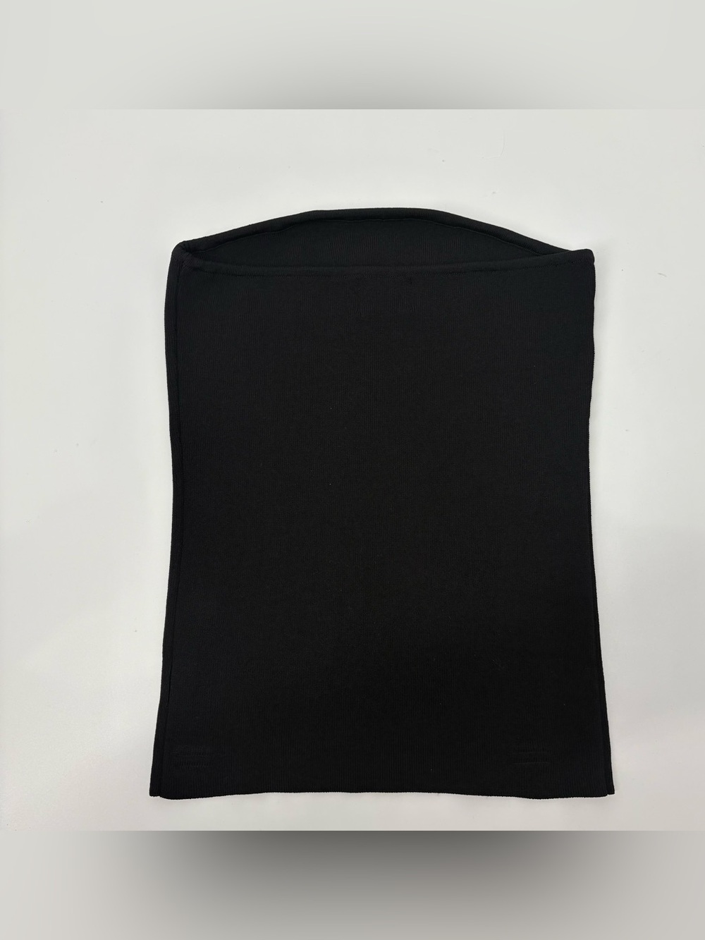 DISSH Black Ribbed Tube Top - Picture 5 of 6